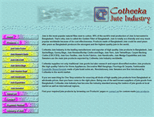 Tablet Screenshot of jute.cotheeka.com